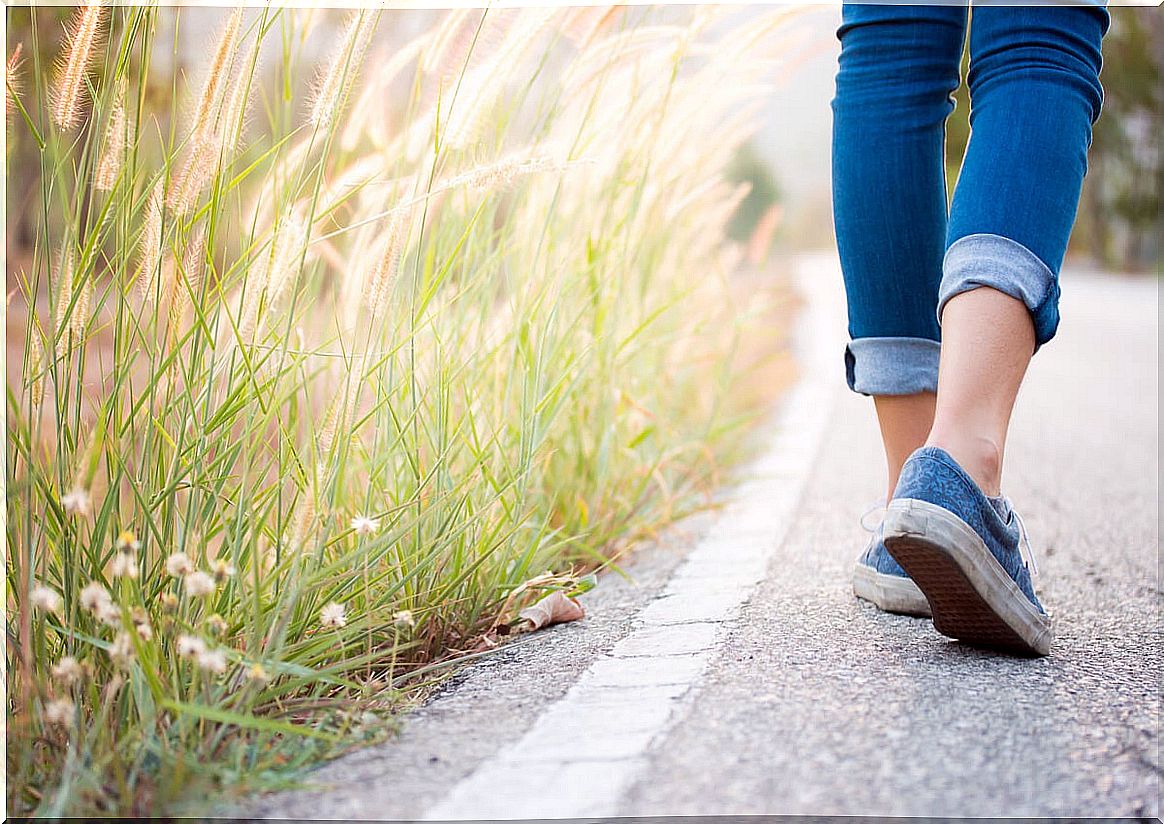 Woman walking 